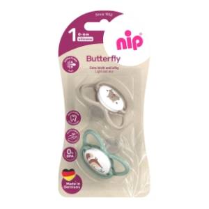 NIP laža Butterfly (0-6m) mix 2kom