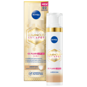 NIVEA Luminous 630 antispot CC 3in1 fluid za lice SPF30 02 medium 40ml
