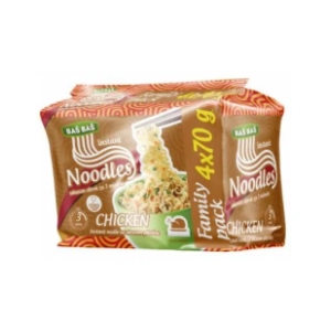 Nudle BAŠ BAŠ ukus piletine 4x70g
