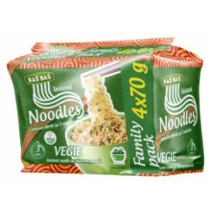 Nudle BAŠ BAŠ ukus povrća 4x70g