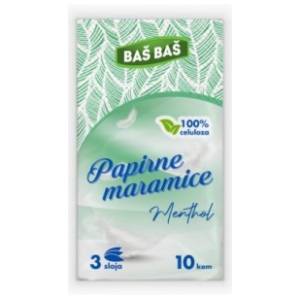 Papirne maramice BAŠ BAŠ mentol 10kom