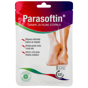 PARASOFTIN čarape za piling stopala 1par