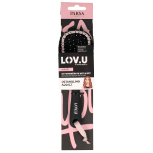 PARSA BEAUTY Lov.u četka za kosu ovalna crna 1kom