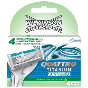 Patrone WILKINSON Quatrro titanium sensitive 4kom