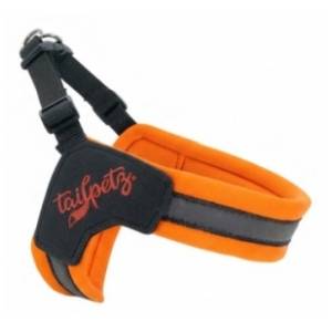 PAWS & WHISKERS V Harness am za pse S neon narandžasti