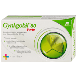 PHARMANOVA Gynkgobil forte kapsule 80mg 30kom
