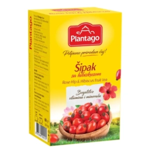 PLANTAGO čaj šipak sa hibiskusom 60g