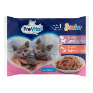 PREVITAL Junior hrana za mačke jagnjetina i ćuretina 4x100g