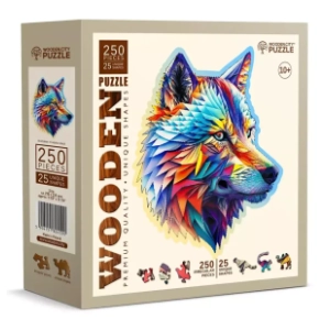 Puzzle Classy wolf WOODEN