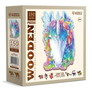 Puzzle Stylish unicorn WOODEN