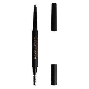 REVOLUTION Duo brow olovka za obrve medium brown