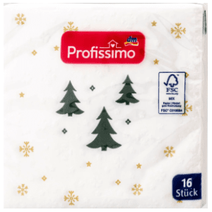 Salvete PROFISSIMO Jelke i zvezdice 3sloja 16kom