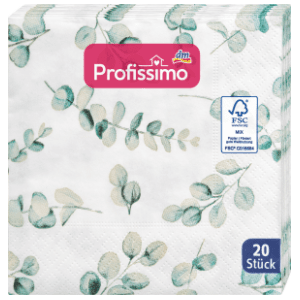 Salvete PROFISSIMO List eukaliptusa 3sloja 20kom