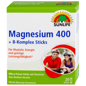 SUNLIFE Magnezijum 400 + B Kompleks kesice 20kom