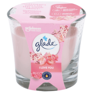 Sveća GLADE i love you 129g