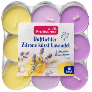 Sveća PROFISSIMO limun i lavanda 18kom