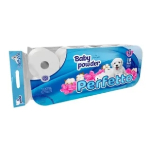 Toalet papir PERFETTO baby powder 3sloja 10kom