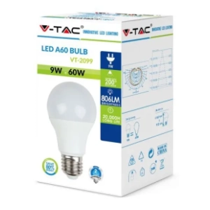 V TAC LED sijalica E27 8,5W A60 6500K