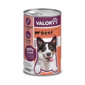 VALOR hrana za pse govedina 1250g
