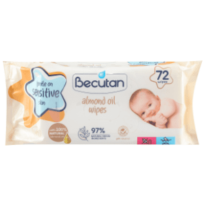Vlažne maramice BECUTAN badem 72kom