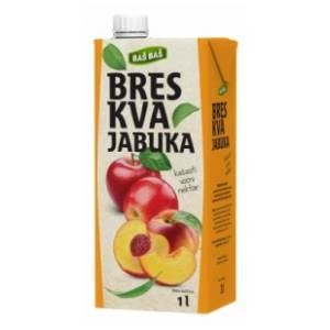 Voćni sok BAŠ BAŠ breskva jabuka sa zaslađivačem 1l