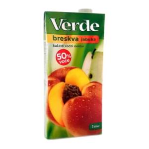 Voćni sok VERDE breska i jabuka 1l