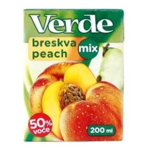 Voćni sok VERDE breskva i jabuka 200ml