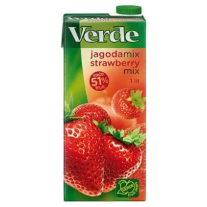 Voćni sok VERDE jagoda 1l
