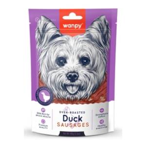 WANPY poslastica za pse duck sausages 100g