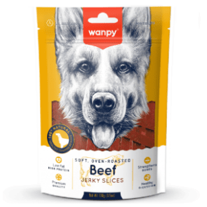 WANPY poslastica za pse soft beef jerky slices 100g