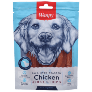 WANPY poslastica za pse soft chicken jerky strips 100g