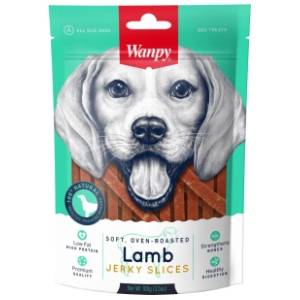 WANPY poslastica za pse soft lamb jerky slices 100g