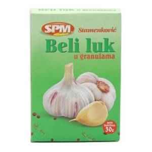 Začin SPM STAMENKOVIĆ beli luk u granulama 30g