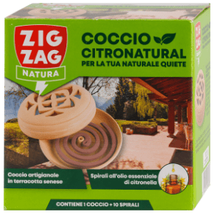 ZIG ZAG Citronatural coccio spirale protiv komaraca 10kom + terakota posuda