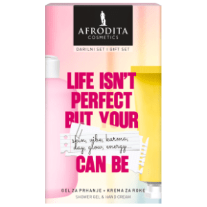 AFRODITA set Perfect life (gel za tuširanje i krema za ruke)