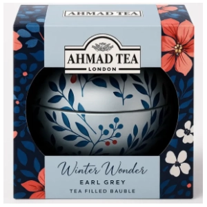 AHMAD TEA čaj winter bauble caddies earl gray 25g