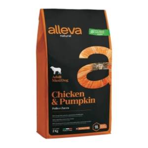ALLEVA Natural adult maxi hrana za pse piletina i bundeva 2kg