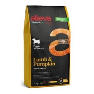 ALLEVA Natural puppy hrana za pse jagnjetina i bundeva 12kg