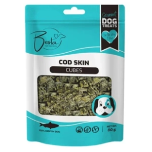 BESTA Cubes poslastica za pse koža bakalara 60g