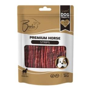 BESTA Premium strips poslastica za pse konjsko meso 80g