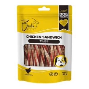 BESTA Sandwich twist poslastica za pse piletina 80g