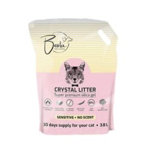 BESTA Sensitive silikonski posip za mačke 3,8l