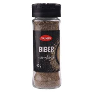 Biber YUMIS crni mleveni staklo 60g
