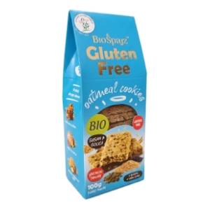 BIO ŠPAJZ Gluten free organski ovseni keks susam i golica 100g