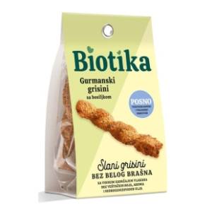 BIOTIKA gurmanske grisine sa bosiljkom  100g