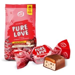 Bombone KONTI Pure love jagoda 500g