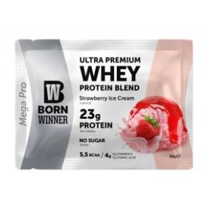 BORN WINNER whey protein jagoda 30g
