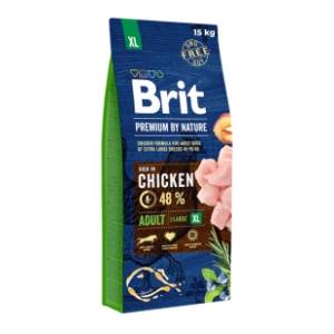 BRIT Premium by nature adult XL hrana za pse piletina15kg