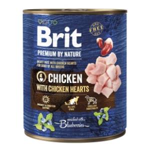 BRIT Premium by nature hrana za pse piletina i pileća srca 800g
