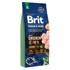 BRIT Premium by nature junior XL hrana za pse piletina 15kg